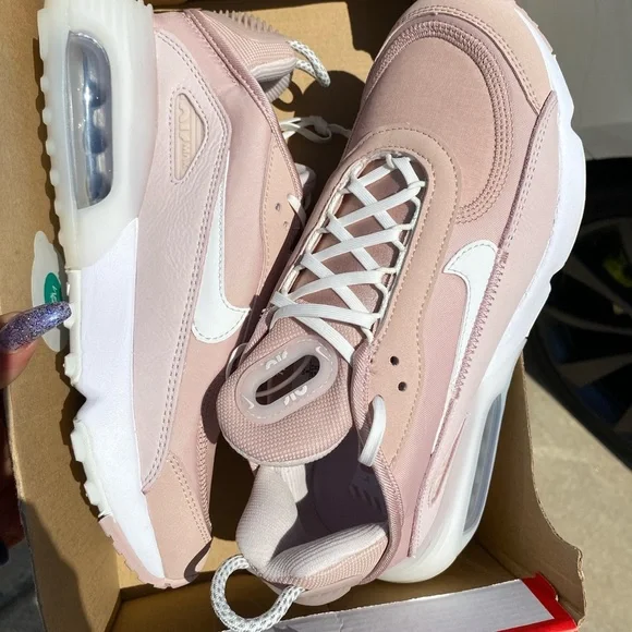 Nike Womens Air Max 2090 Pink Oxford Summit White - Picture 7 of 16